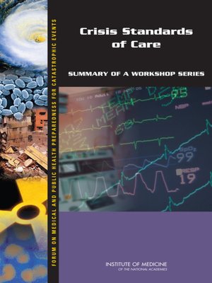 cover image of Crisis Standards of Care